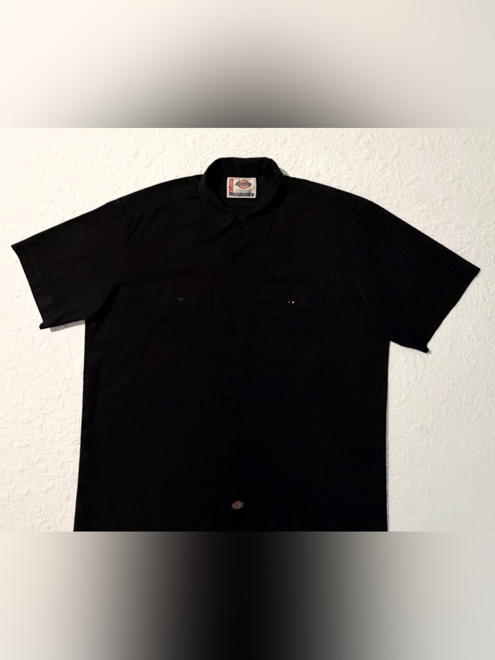 Dickies | Short Sleeve Work Shirt | Black | Size XL | Button Up